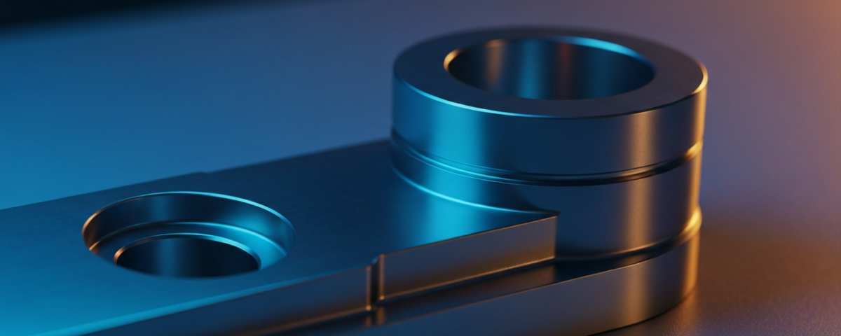 Hochleistungslegierung aus Aluminium-Skandium unter kühlem blauem Laborlicht