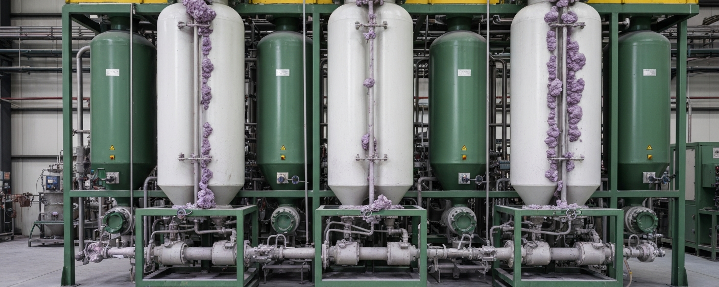 Lösungsmittelextraktionsanlage zur Aufbereitung Seltener Erden in kühlem Labor-Ambiente