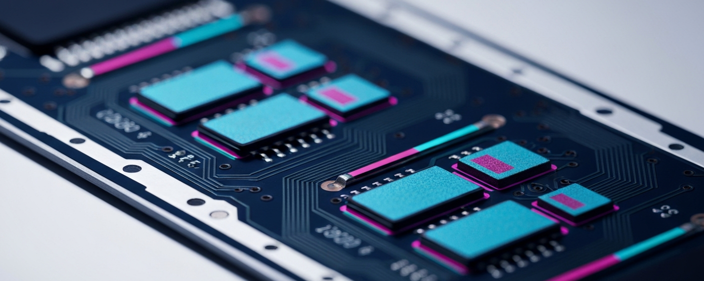 Ruggedized circuit board with radiation-hardened chips under cleanroom lighting