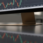 Optionsketten-Bildschirm mit Kursdaten und Derivate-Charts in Gold- und Grautönen
